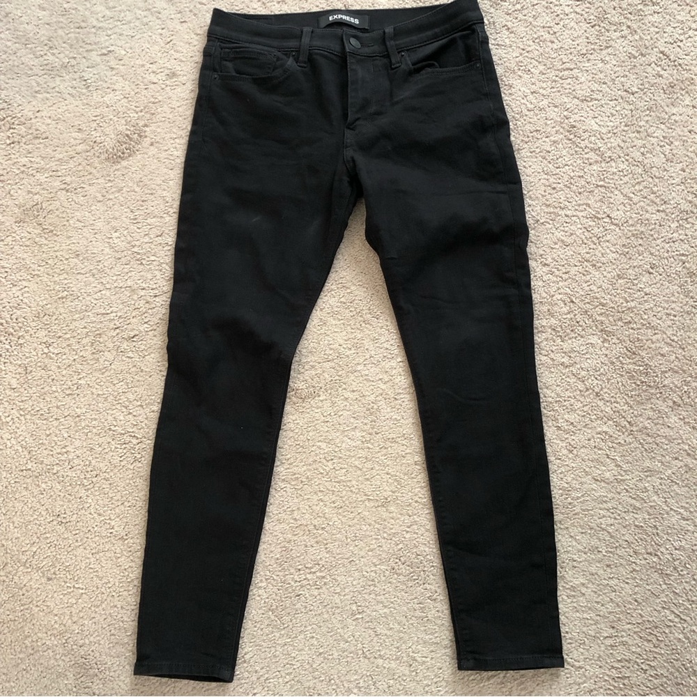 Express Black Legging Jeans